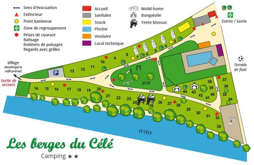 ホテル Les Berges Du Cele バニャック エクステリア 写真